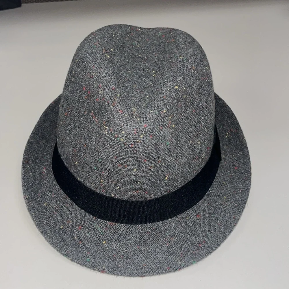 Goodfellow & Co unisex grey flecked fedora hat size L/XL